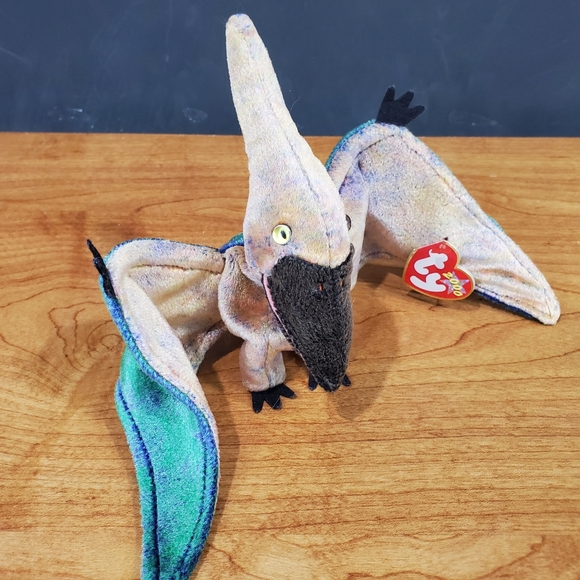Ty Beanie Babies Collection SWOOP The Pterodactyl Plush Toy NWT Vintage Retired - Picture 2 of 11